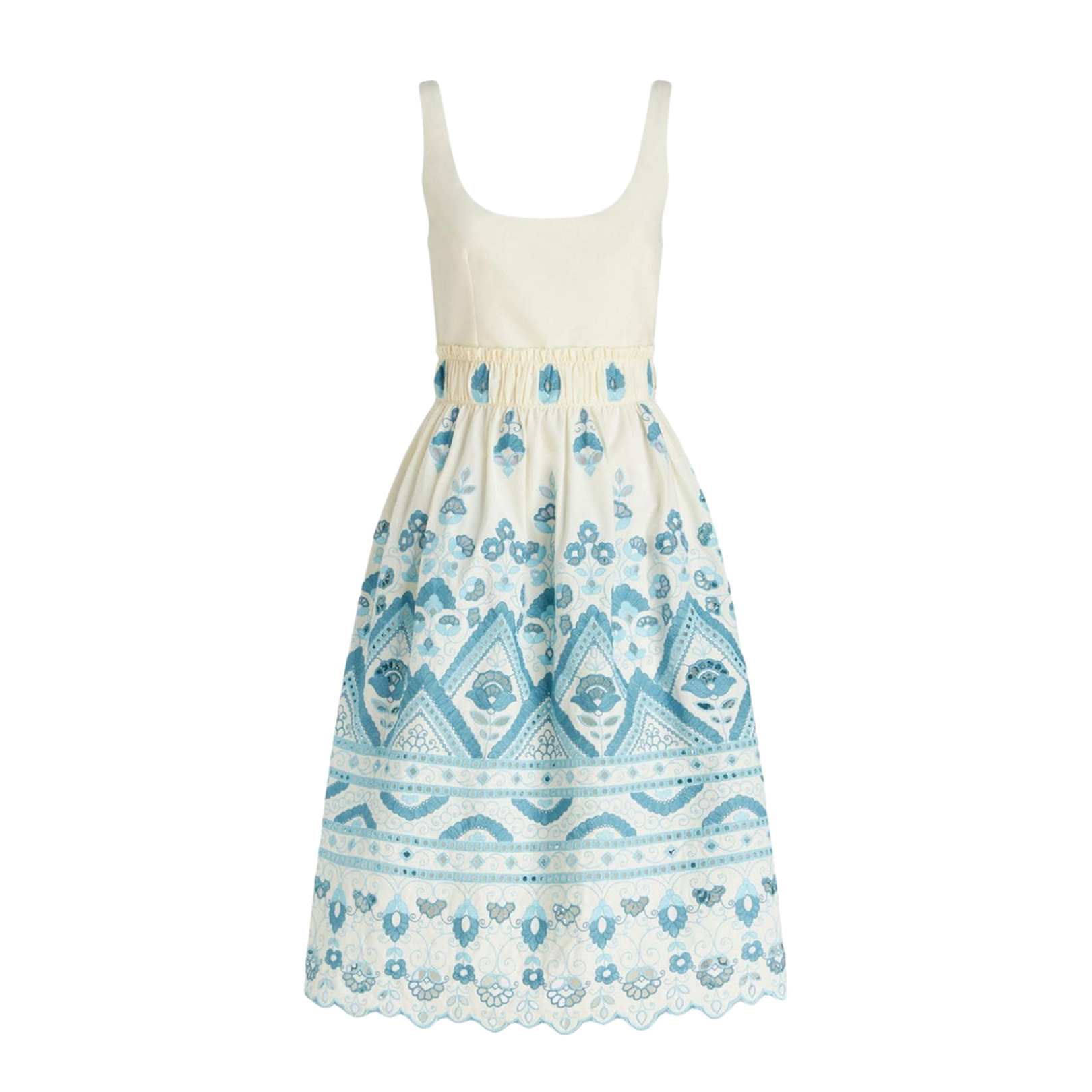 Cotton Blend Short Dress