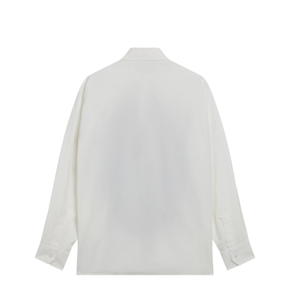 White Shirt with Spray Print