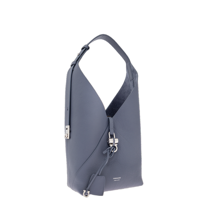 Leather shoulder bag