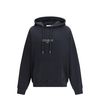Statement Black Cotton Sweatshirt