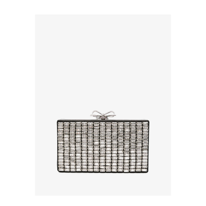 AQUA Crystal Clutch - Silver