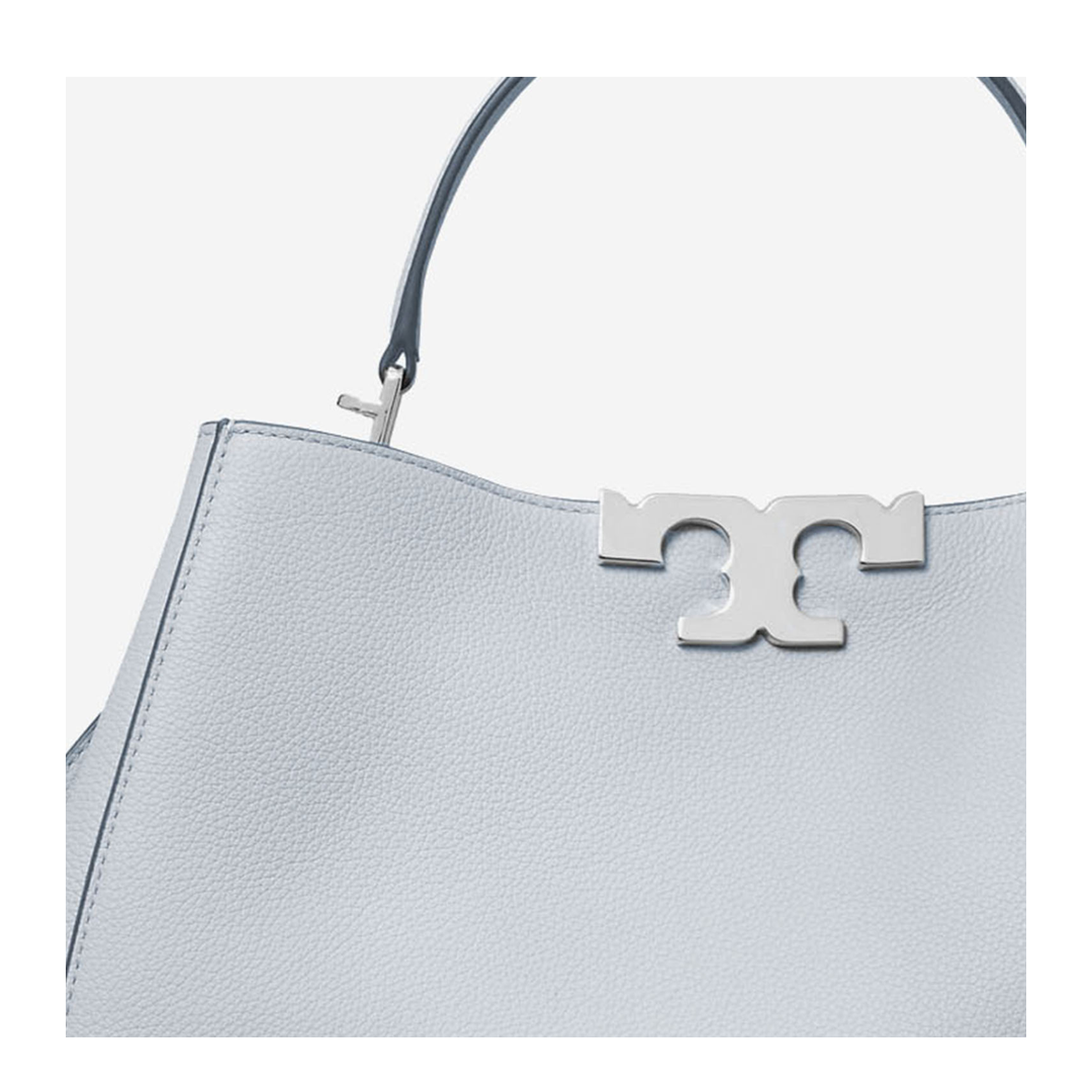 Eleanor Leather Handbag - Light Blue