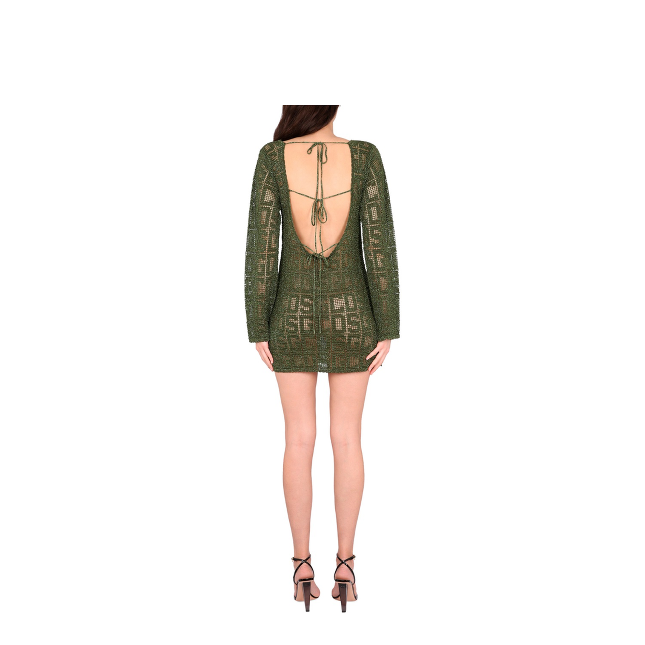 MAYFEYR - GCDS - Monogram Macrame Dress - SS23W670919MIX
