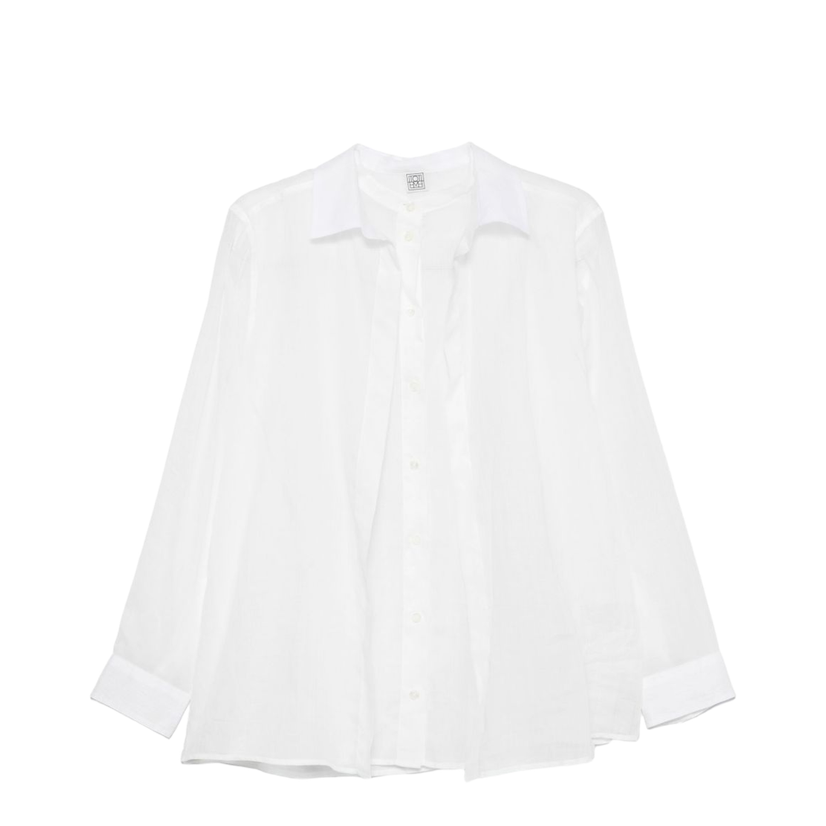 White Double Collar Shirt