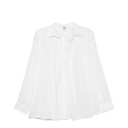 White Double Collar Shirt