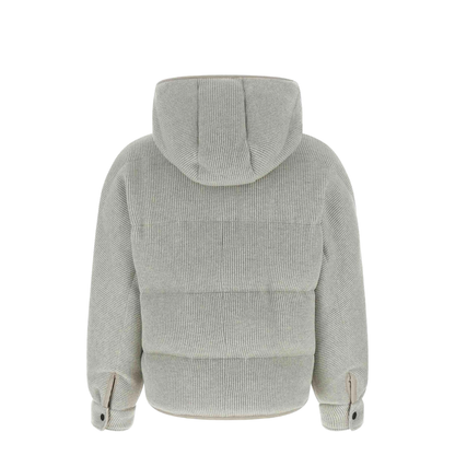 Lame Wool Down Jacket