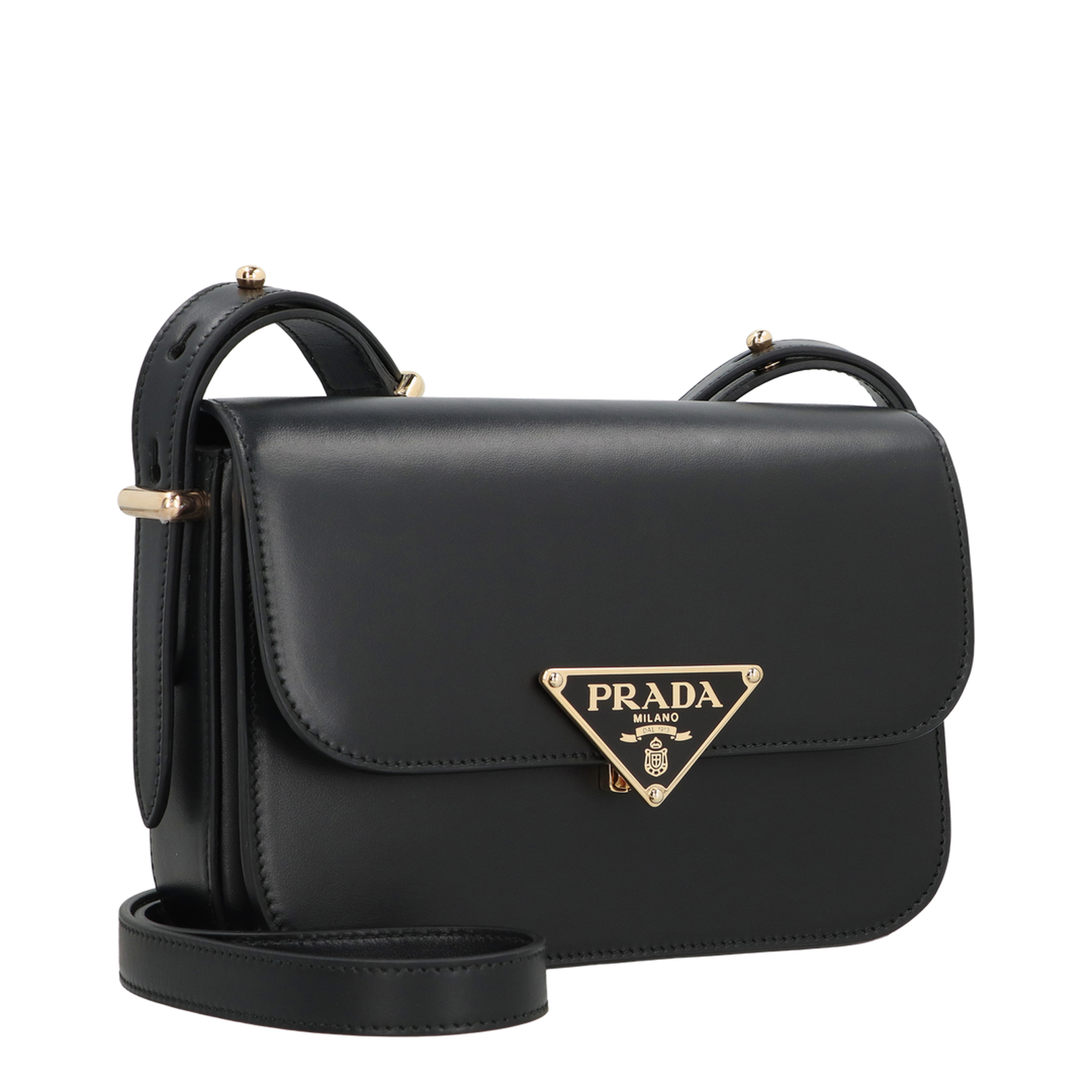 Emblème Saffiano leather shoulder bag