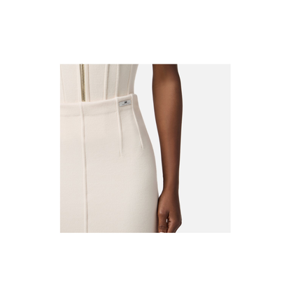MAYFEYR - Elisabetta Franchi - Skirt Milk - GK19S56E2DZ9