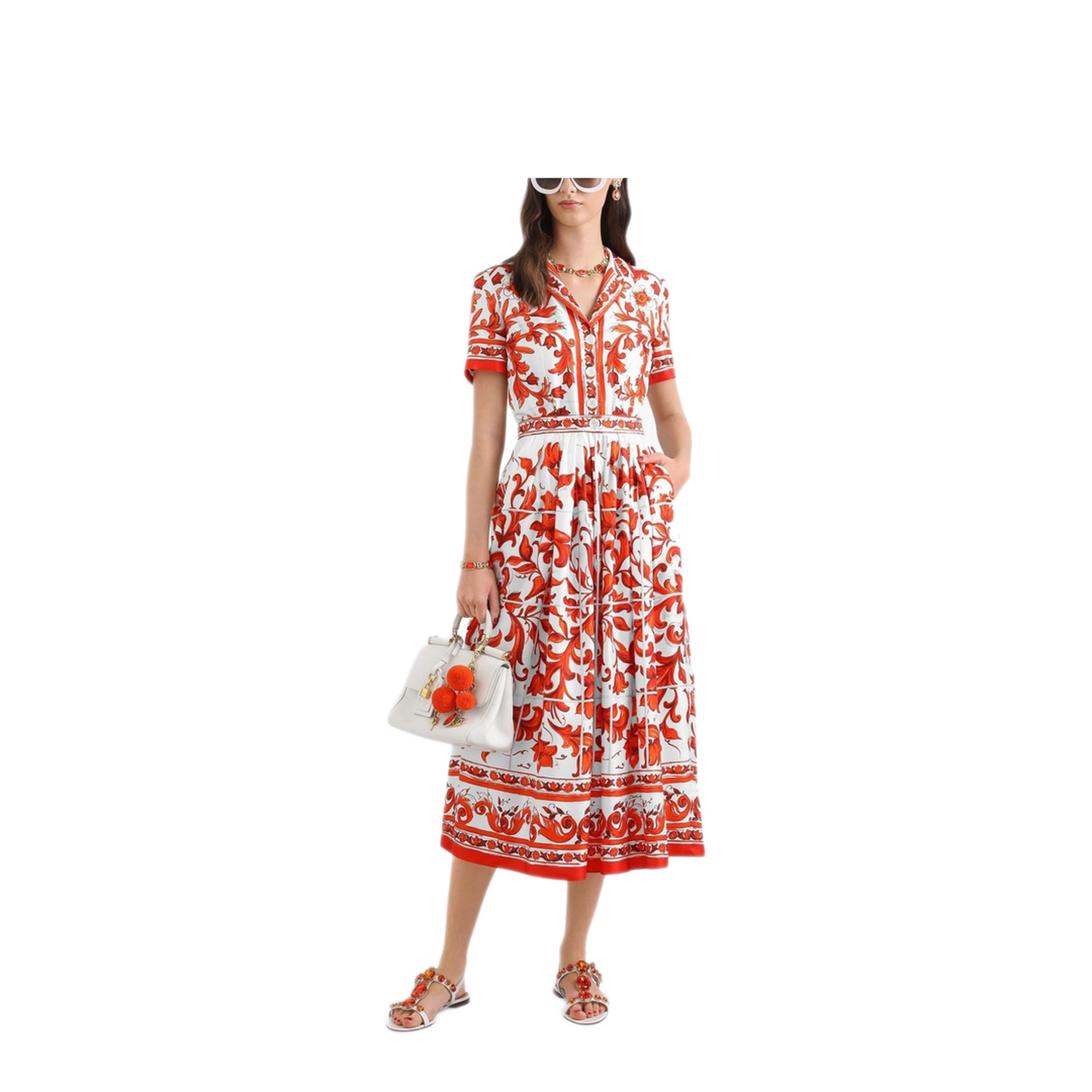 MAYFEYR - Dolce & Gabbana - Dresses Orange - F6TVLTGDDRES9000