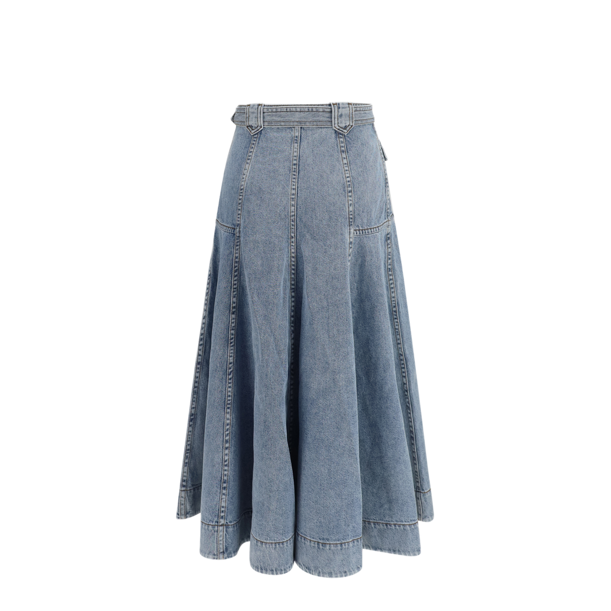 MAYFEYR - Zimmermann - Utility Denim Midi Skirt - 1463SC27RSFM