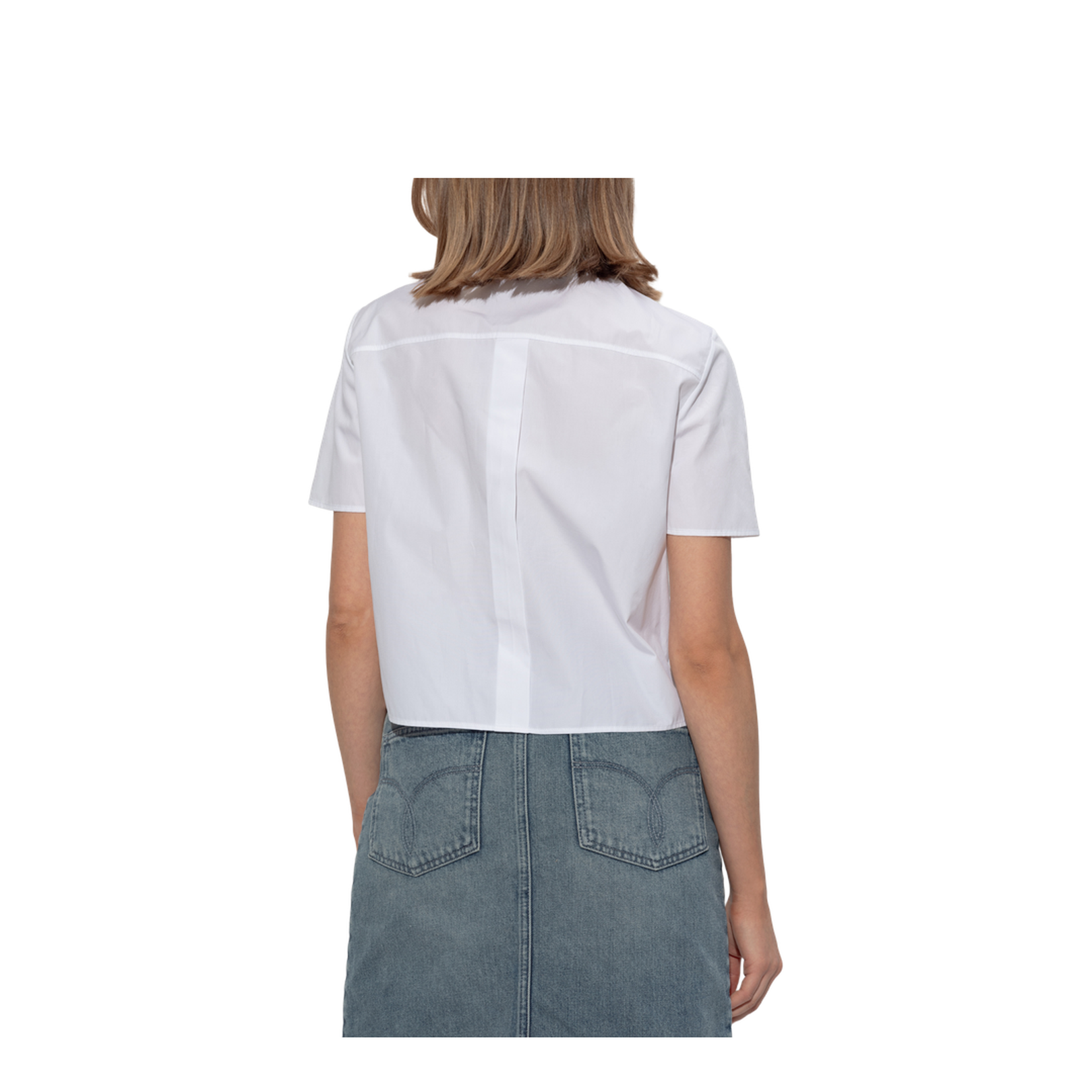 Short Sleeve Logo Embroidered Shirt