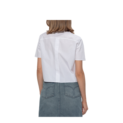 Short Sleeve Logo Embroidered Shirt