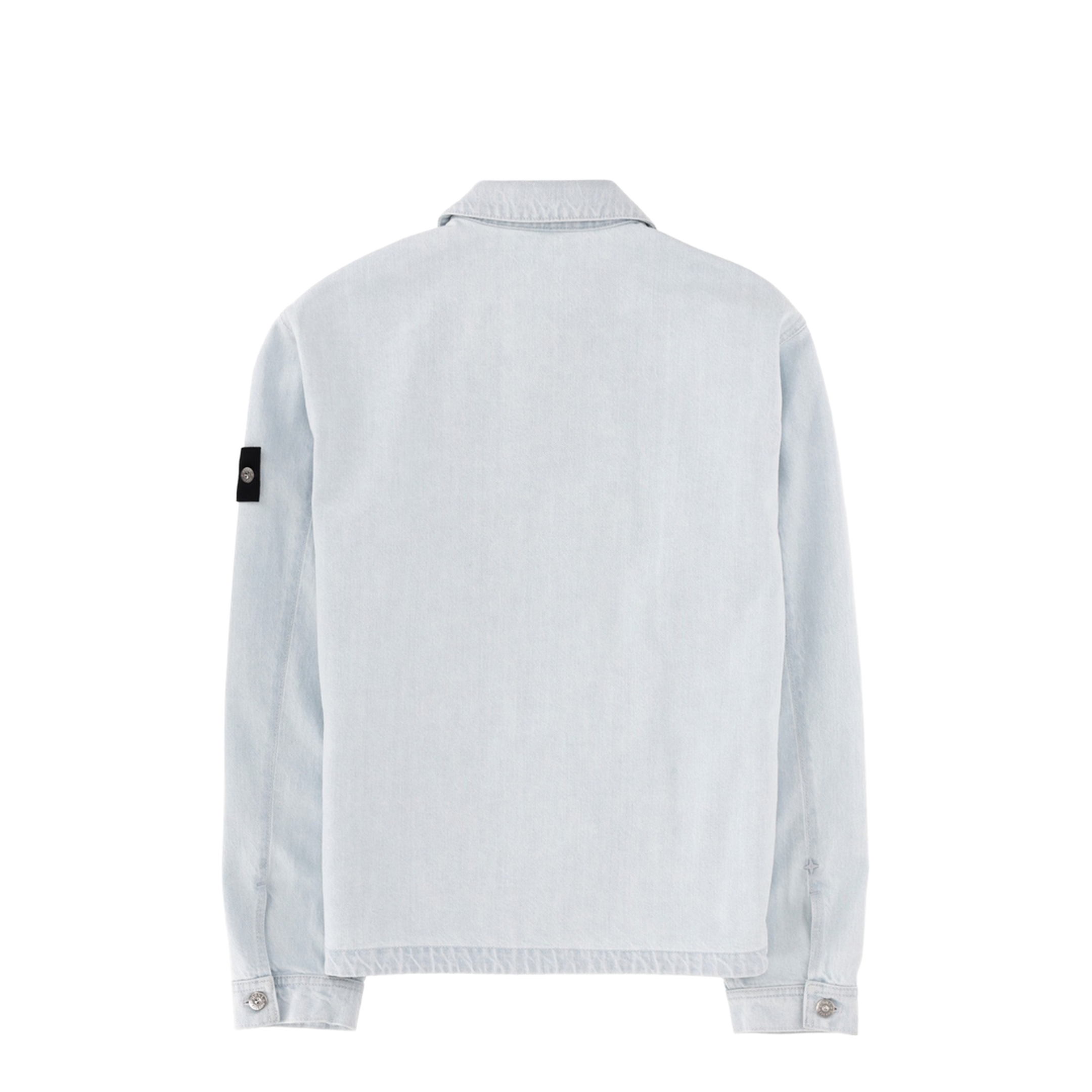 Denim Jacket with Logo Patch