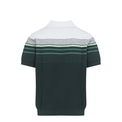 MAYFEYR - Casablanca - Boucle Stripe Knitted Polo - MPF26KW142201