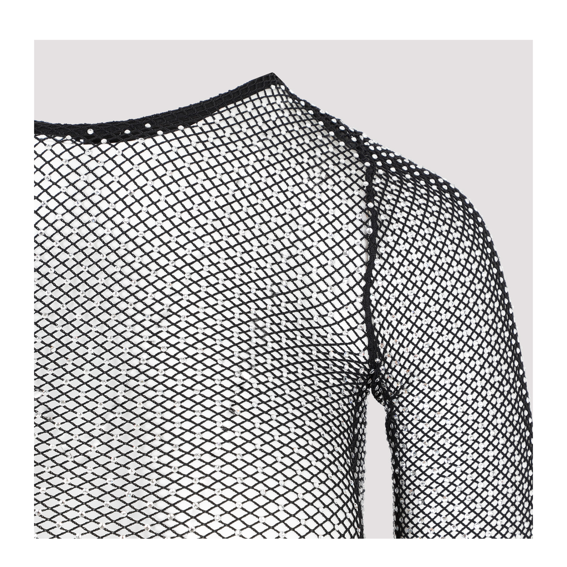MAYFEYR - Balenciaga - Crystal Mesh Mini Top - 7486573D2B4