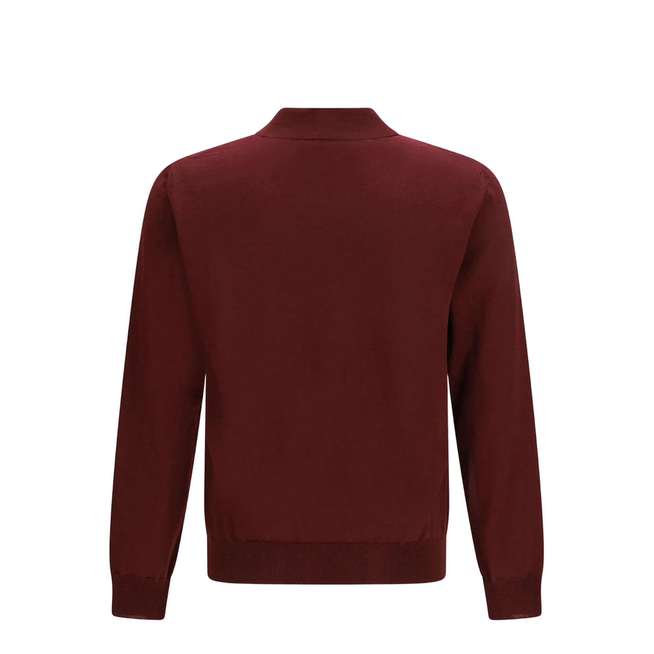 MAYFEYR - Valentino - Wool Polo With Vlogo Embroidery - VKP04UBH9