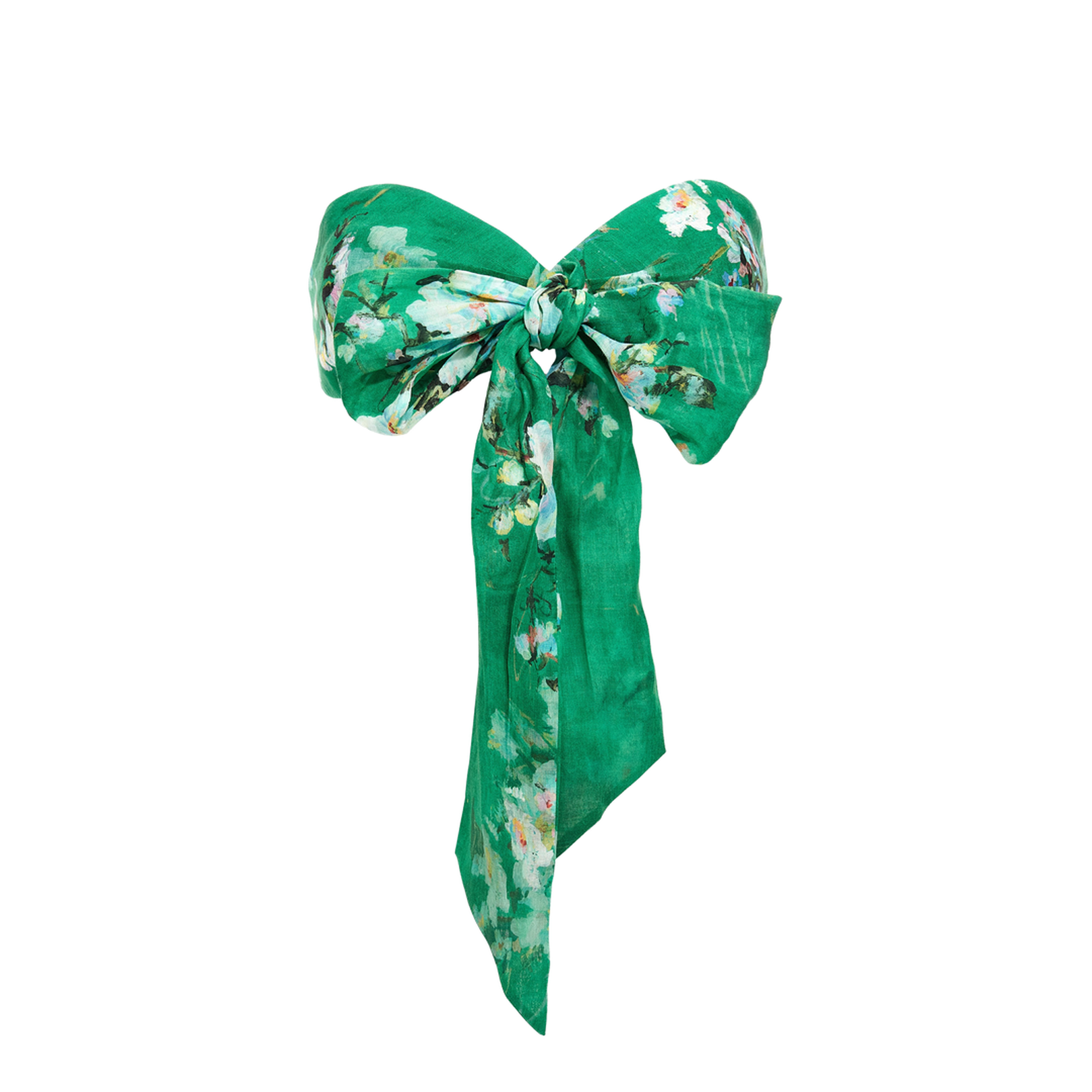 Draped Bow Tops Green