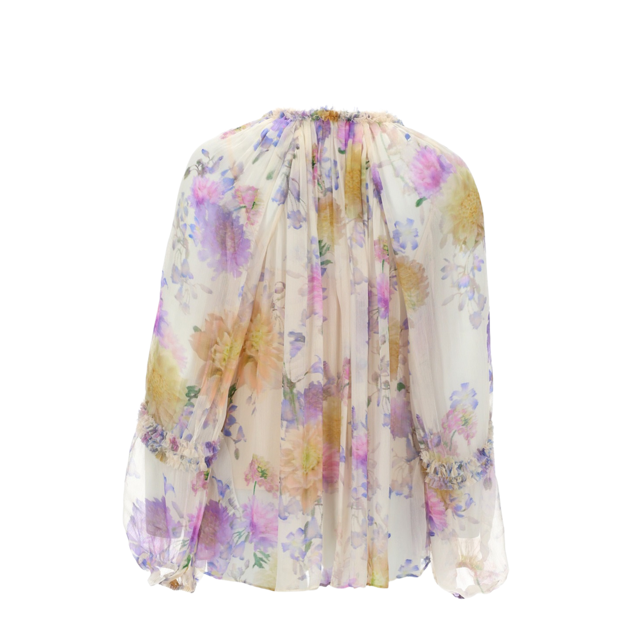 Luna Ruffle Floral Blouse