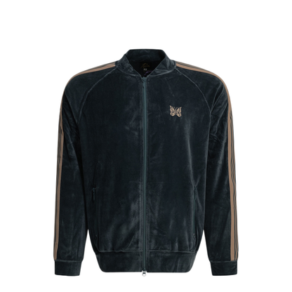 MAYFEYR - Needles - Track Zippered Sweatshirt - SX413ASTEELBLUE
