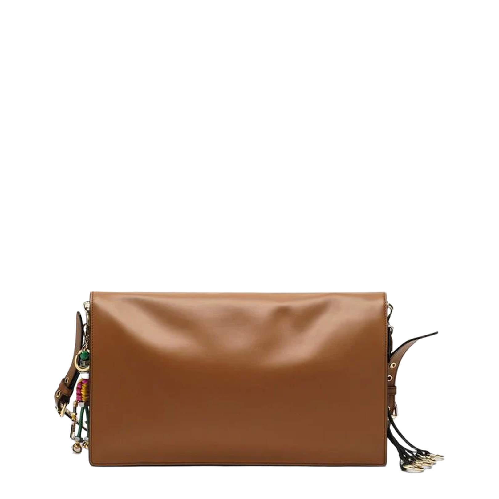 Soft Sound Large Leather Bag with Charms