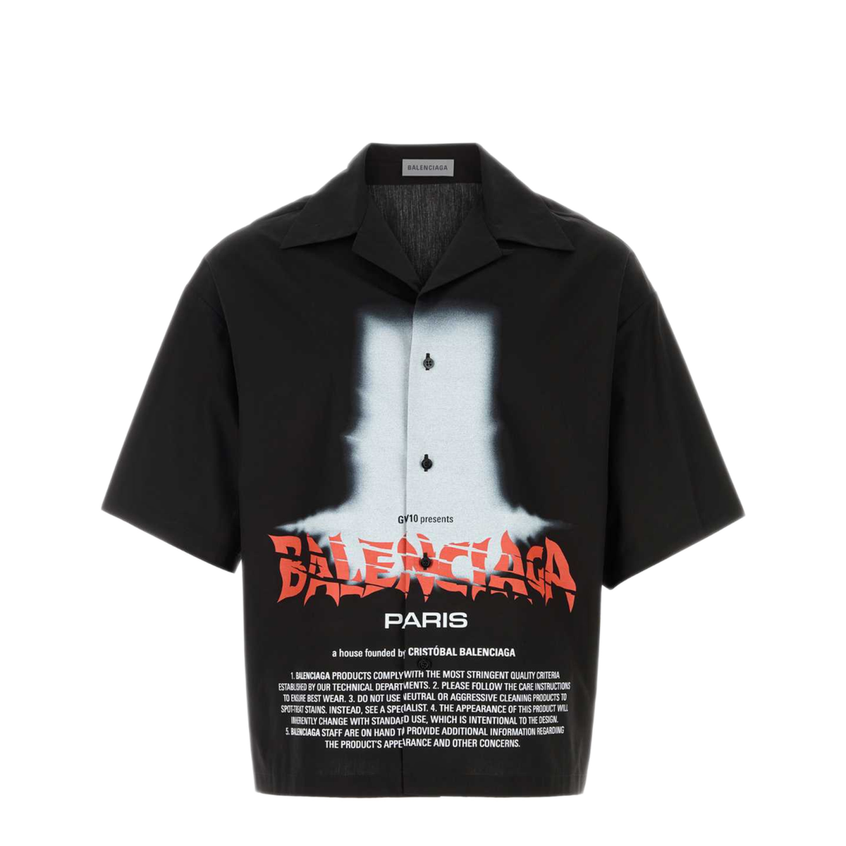 MAYFEYR - Balenciaga - Black Poplin Shirt - A001ZPTULA91000