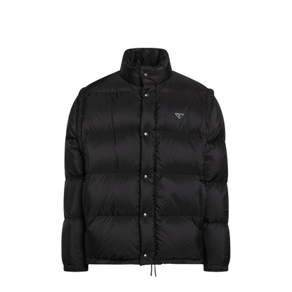 MAYFEYR - Prada - Black Convertible Re-Nylon Down Jacket - SGC863OOO1WQ9F0002