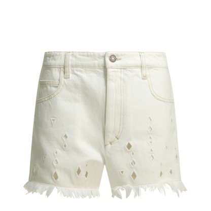 MAYFEYR - Isabel Marant - Aecia Five Pocket Shorts - 26ESH0300FAD2H01I20WH