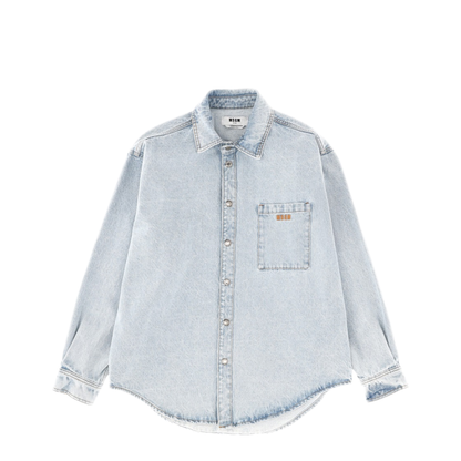MAYFEYR - MSGM - Shirt With Embroidered Logo - 3940ME232L25759284