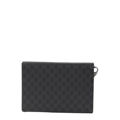 MAYFEYR - Gucci - Gg Pouch With Grey Trim - 768255FACQC1048