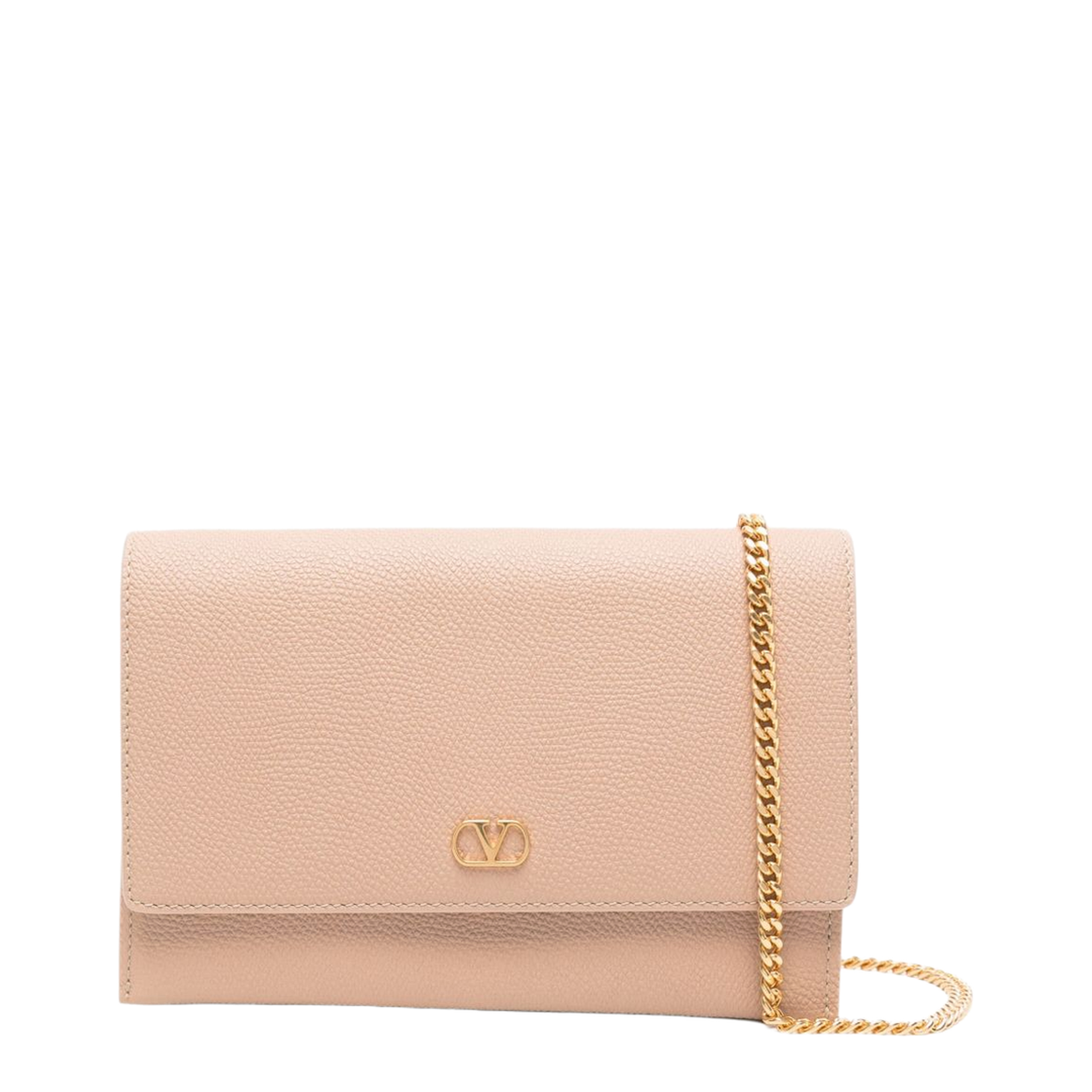 VLogo Signature Leather Card Case