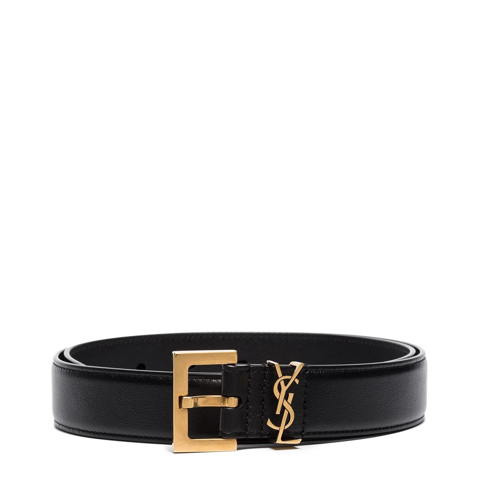 YSL Plaque Buckle Belt