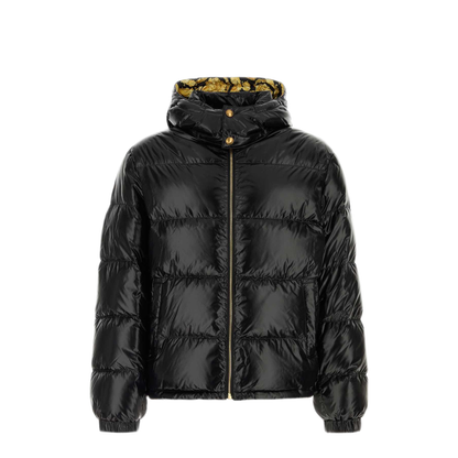 MAYFEYR - Versace - Black Nylon Down Jacket - 10273301A164621B000