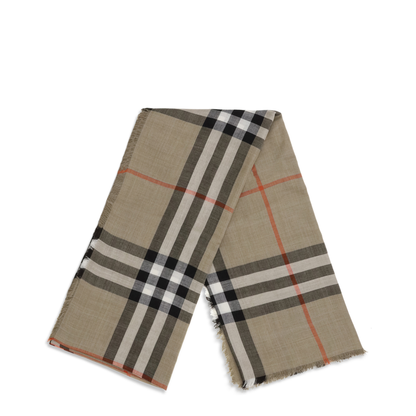 MAYFEYR - Burberry - Check Reversible Wool And Silk Scarf - 8116748C3264
