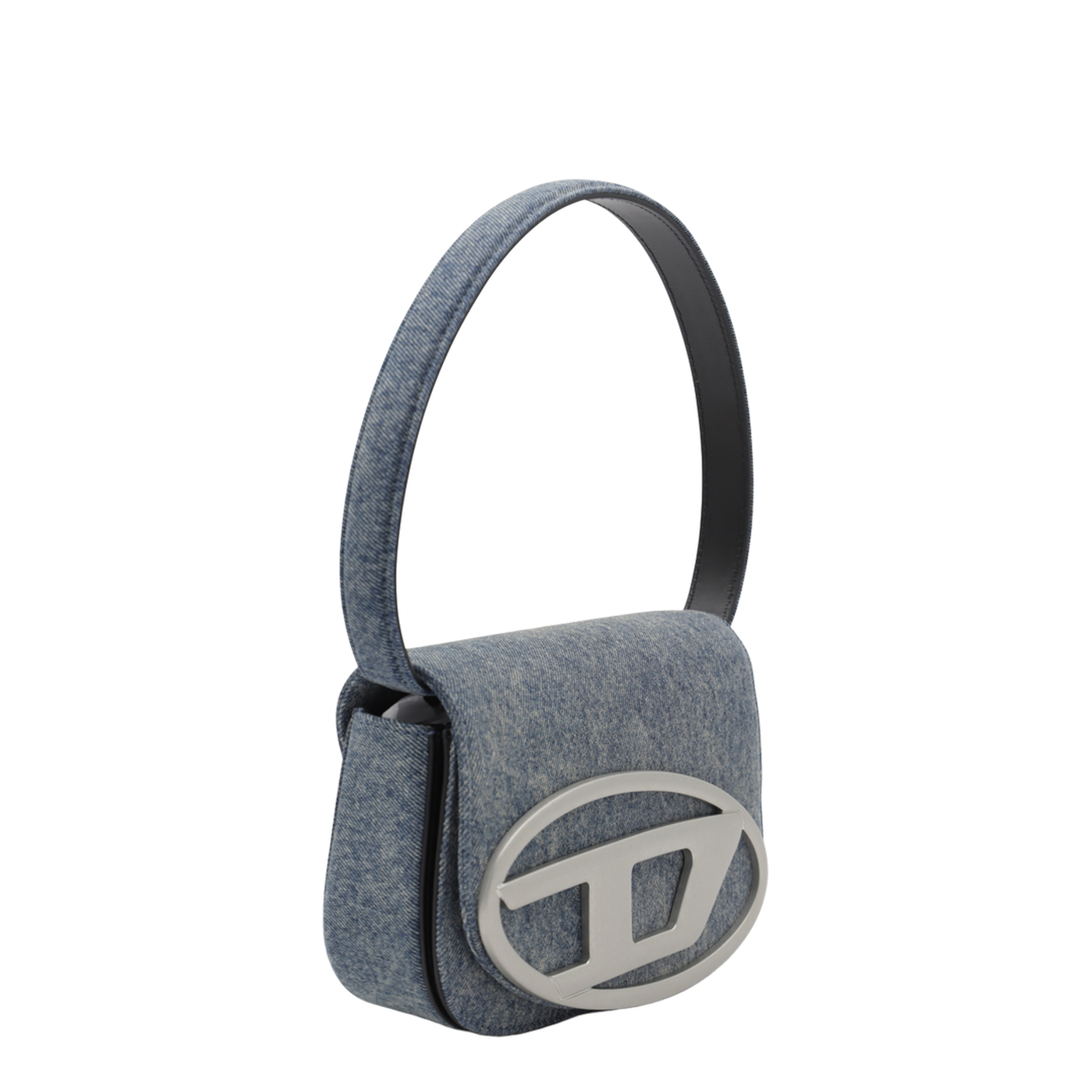1DR Denim Shoulder Bag - Clear Blue