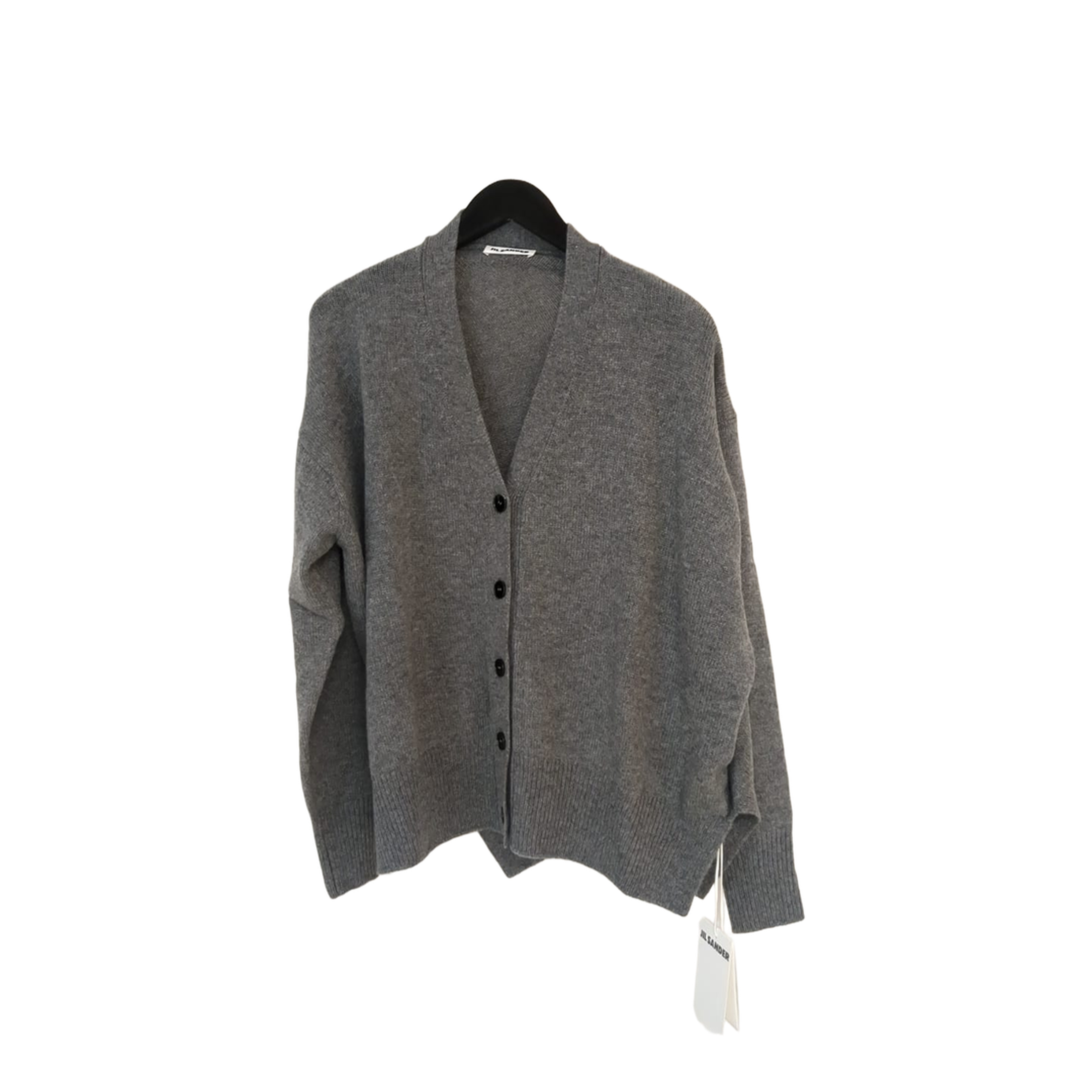 Grey Cashmere Cardigan