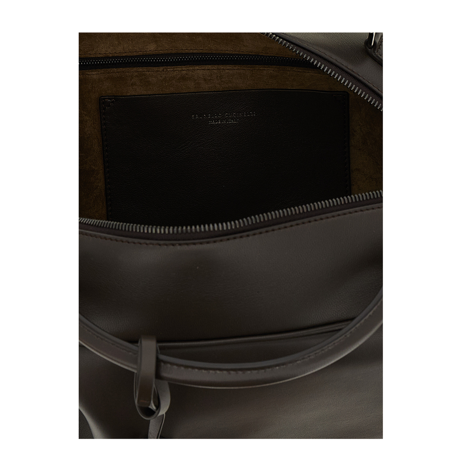 Glossy Nappa Leather Medium Boston Explorer Handbag