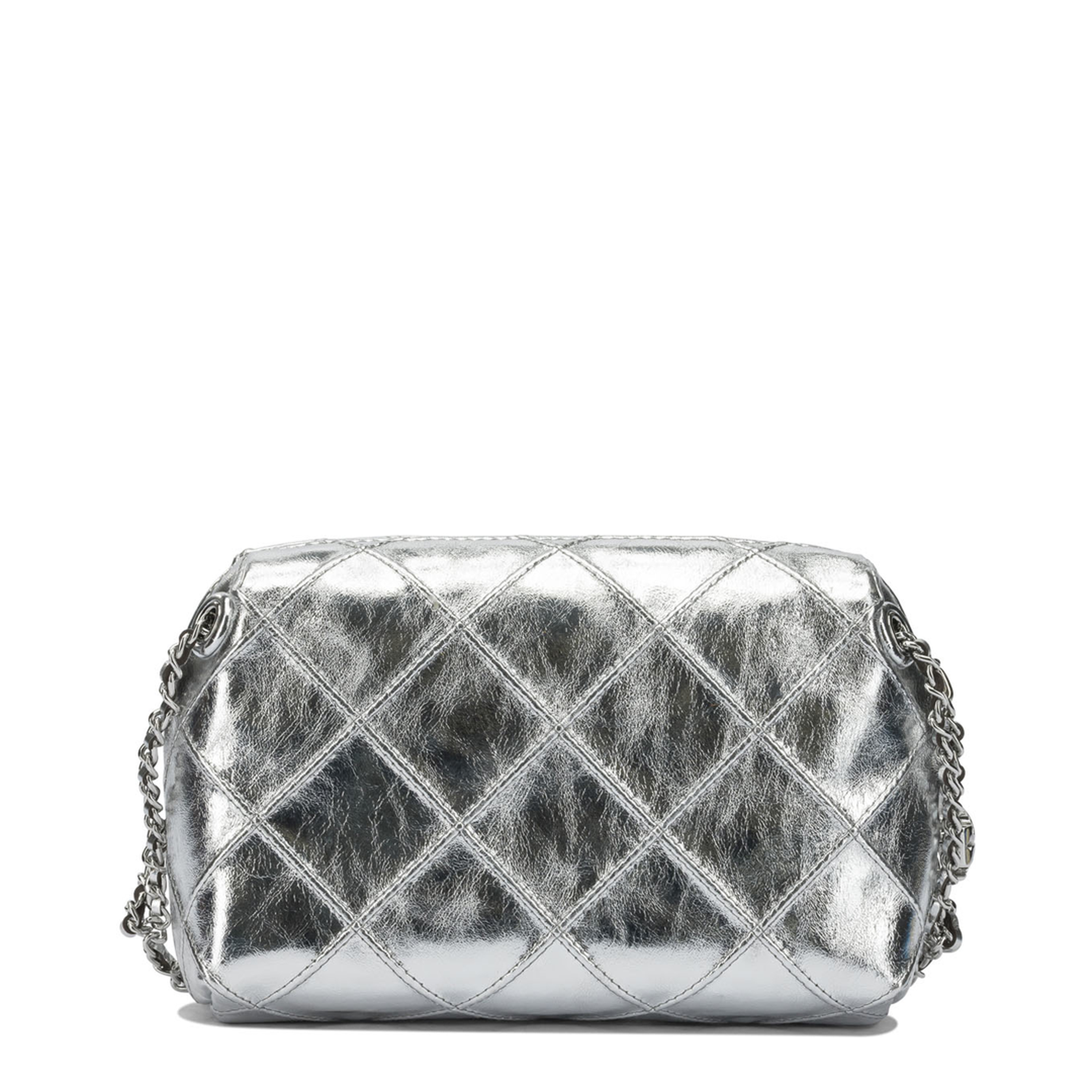 Fleming Metallic Leather Crossbody - Metallic Gold