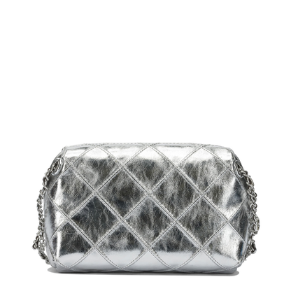 Fleming Metallic Leather Crossbody - Metallic Gold