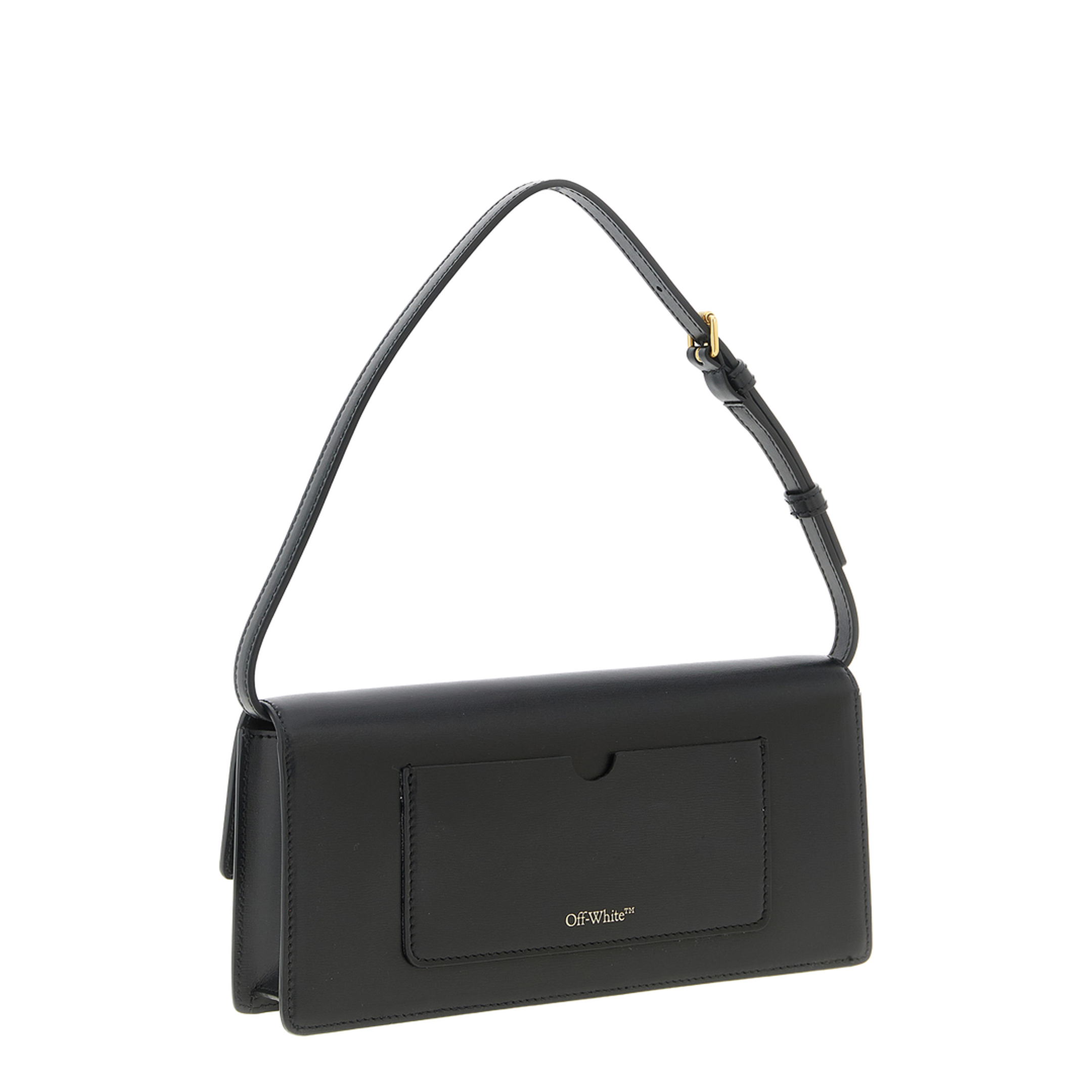 Jitney 1.0 Calf Leather Shoulder Bag - Black