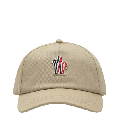 MAYFEYR - Moncler - Beige Baseball Cap With Logo Patch - 3B0000104863207