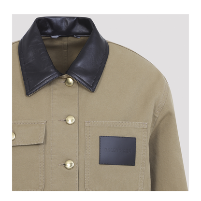 Heavy Cotton Cropped Jacket