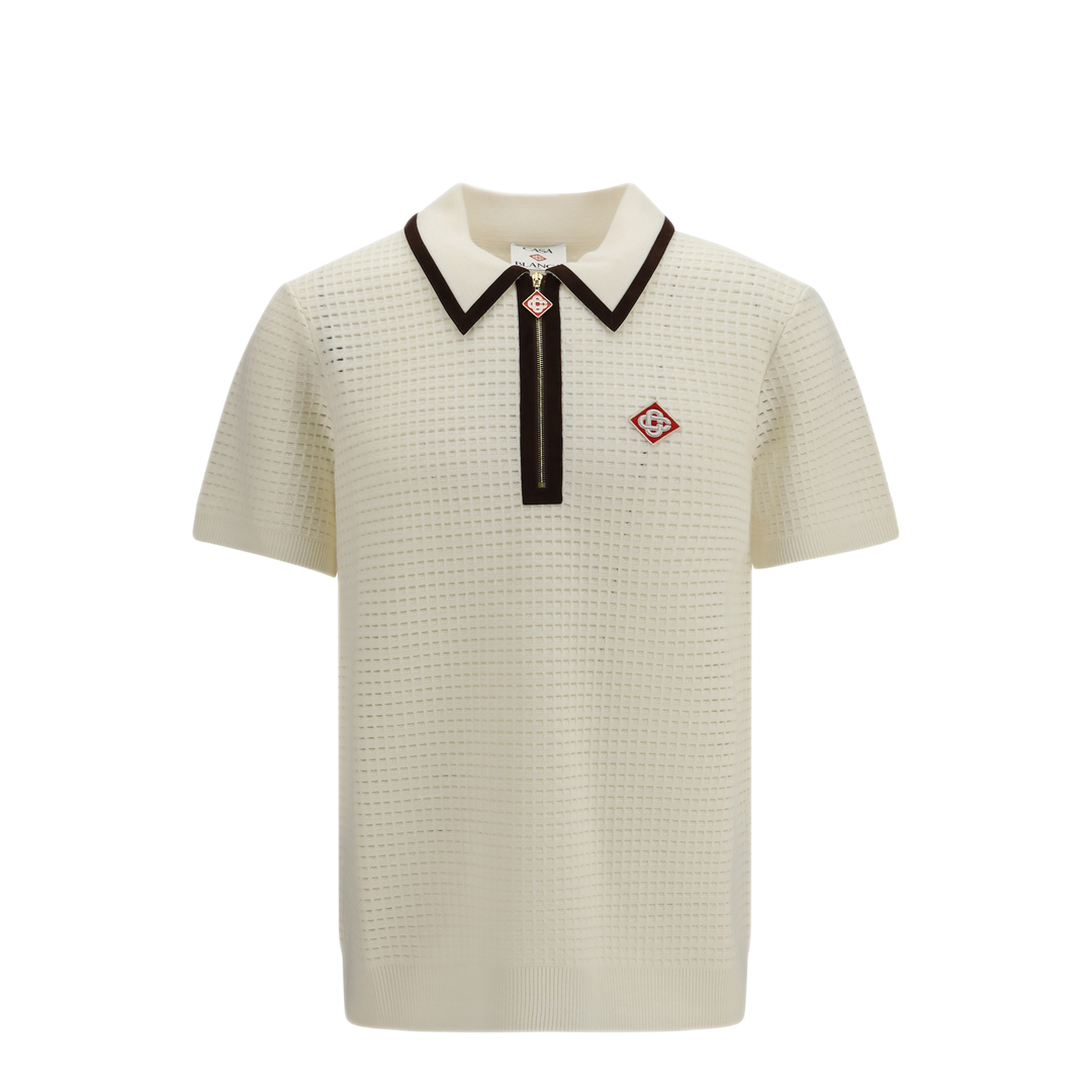 MAYFEYR - Casablanca - Textured Terry Polo Shirt - MAW26KW148001