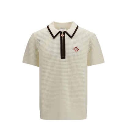 MAYFEYR - Casablanca - Textured Terry Polo Shirt - MAW26KW148001