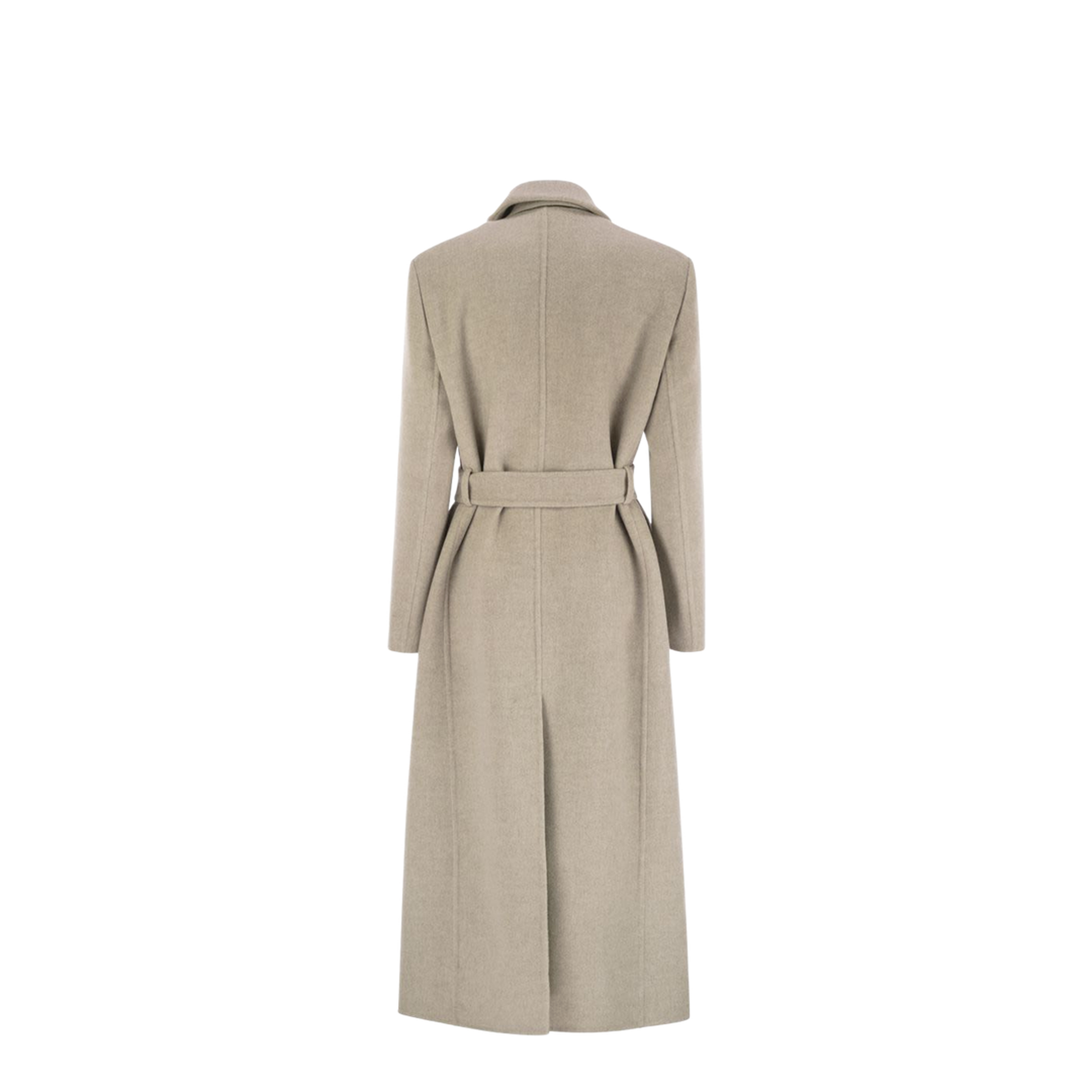 Double Breasted Coat Beige