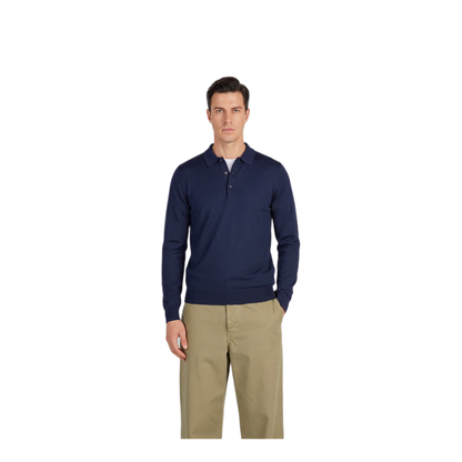 MAYFEYR - John Smedley - Belper Polo In Midnight - BELPERMIDNIGHT