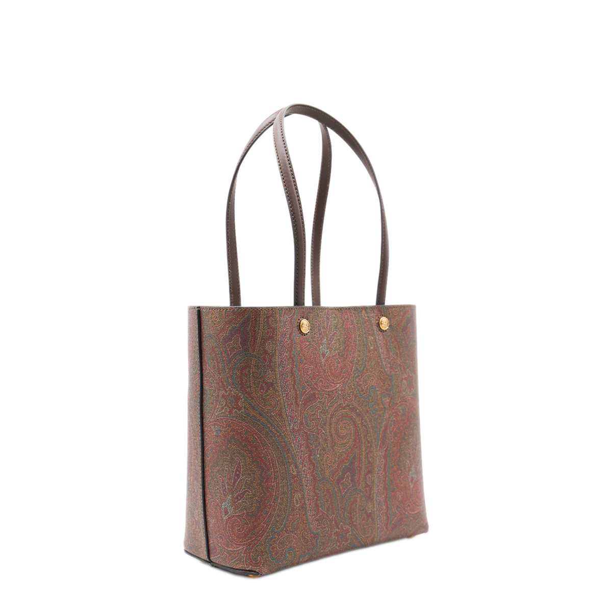 Essential Medium Jacquard Cotton Tote Bag - Brown