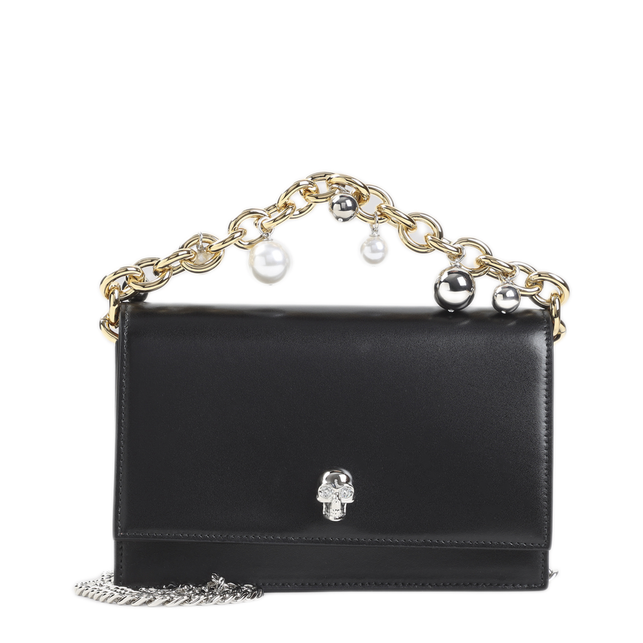 MAYFEYR - Alexander Mcqueen - Small Skull Clutch - 856329C8ZXX1000