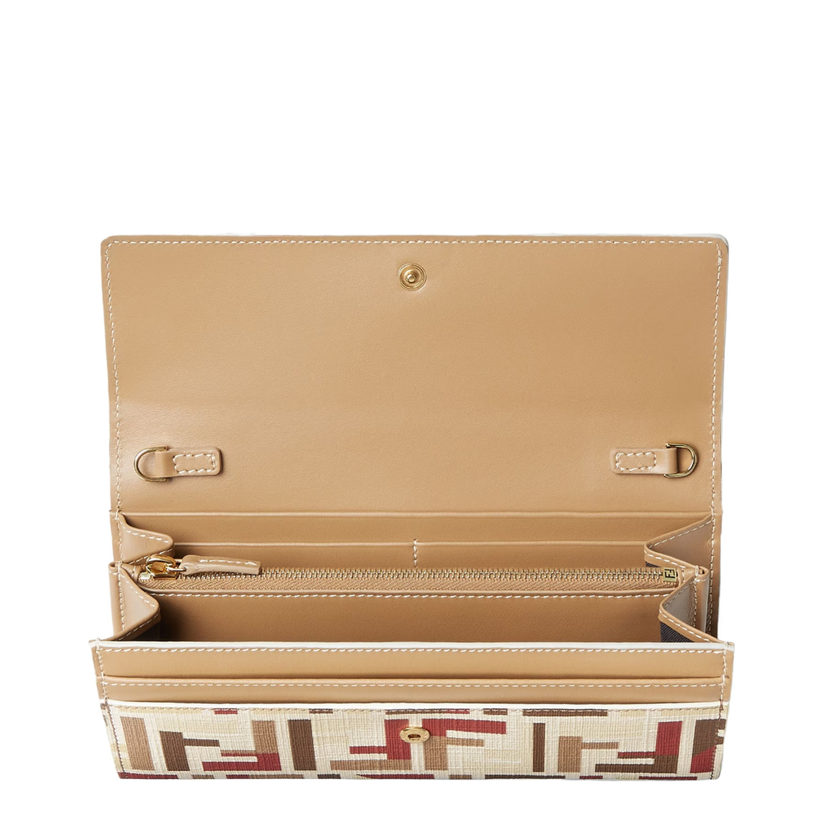 Roma Continental With Chain Fabric Multicolour