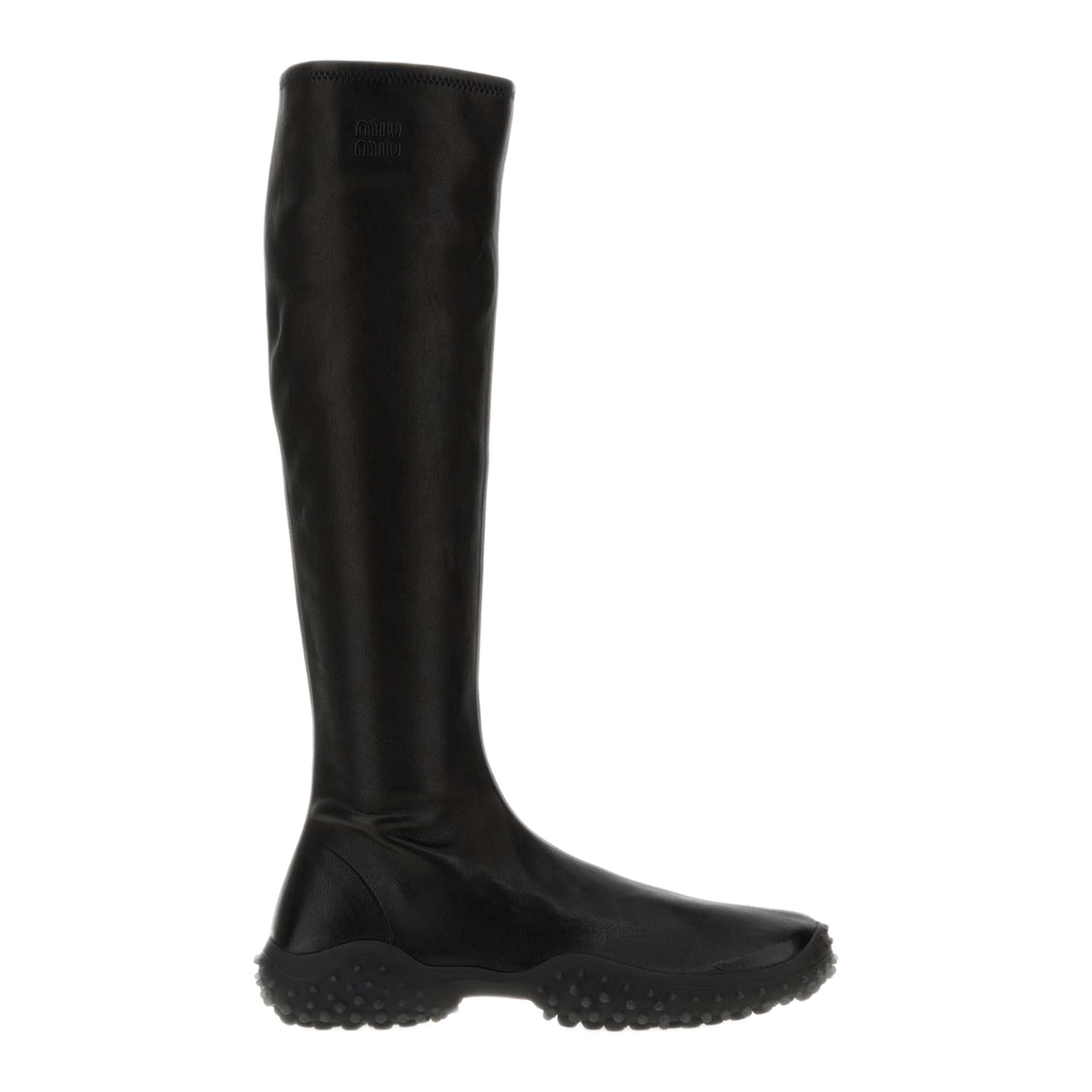 MAYFEYR - Miu Miu - Black Nappa Leather Boots - 5W805EFA045L68F0002