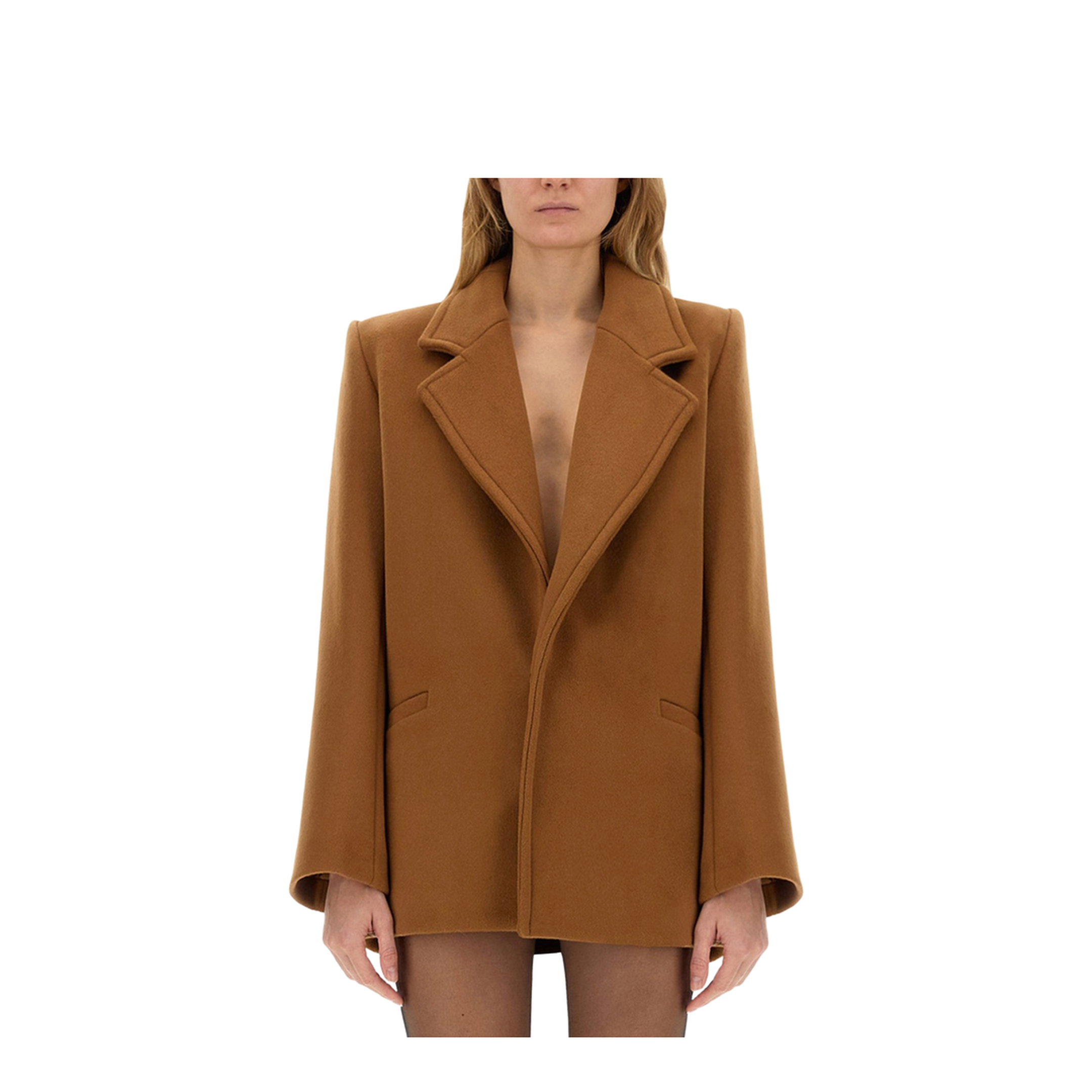 Saint Laurent Short Wool Coat – MAYFEYR
